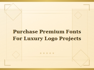 Premium Luxury Logo Fonts for High-End Brand Design Projects